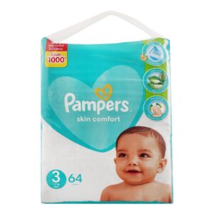 Pampers Skin Comfort Diapers No:2 Mini 3-7kg 70-Pcs