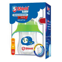 Shield Baby Wide Neck Anti Colic Feeder Drip Free 260ml