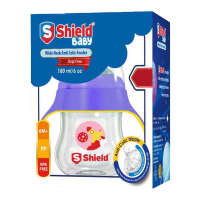 Shield Baby Wide Neck Anti Colic Feeder Drip Free 180ml