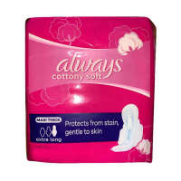 Always Cottony Soft Maxi Thick Extra Long Pads 6-Pads