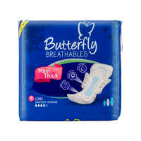 Butterfly Breathables Maxi Thick Long Sanitary Napkins 9-Pads