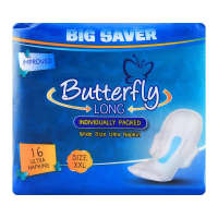 Butterfly Long Ultra Thin Sanitary Napkins XXL 16-Pads