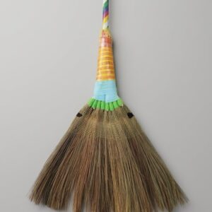 Phool Jharoo 8 Gutti (Broom) 4 Feet Long Stick Handle