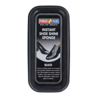 Power Plus Instant Shoe Shine Sponge Black