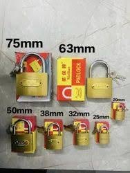 China Tala Lock Golden 50 mm With 3 keys