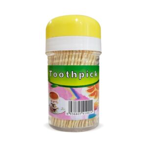 Tooth Pick Wooden Jar
