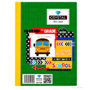 Crystal (No. CM 150) English Copy – 7 × 10 Inch, 56 Pages