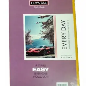 Crystal (No.6860 ) Urdu A4 Size Copy – 8.5× 11 Inch,100 Pages