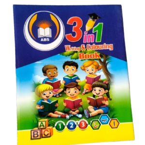 English, Urdu & Math Tracing 3in1 Writing &Colouring Note Book-9×11 Inch,40Pages