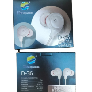 Blue spectrum D-36 Universal Earphones /Handsfree