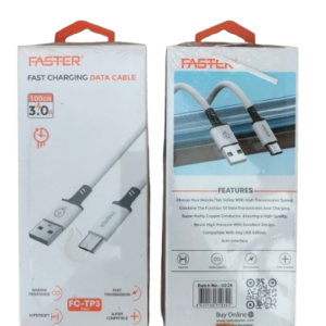 Fast Charging Data Cable 3.0A/100cm Length FC-TP3 Pro (USB to Type C) 02/26