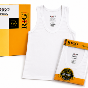 Vigo Brand Cotton Vest (Bunyan) - Mercury Quality -Medium Size(40 No.)