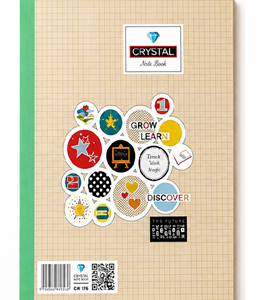 Crystal (No. CM 190) Math Copy – 7 × 10 Inch, 72 Pages