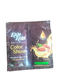 Kala Kola Color Shine Brown Colour (02 No) Sachet