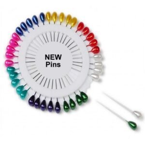 40 pcs 100% Good Quality Hijab & Scarf Pins For Women & Girls - Multicolor