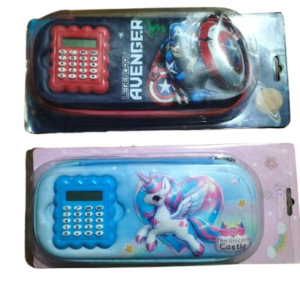Empty Geometry Imposed Cloth with Zip Box No. YH-13 & 14 (With Mini Calculator)