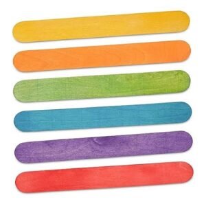 Ice Cream Stick Color Large 12 Sticks Mix Colour