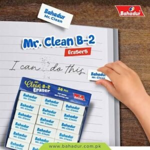 Bahadur Mr. Clean B-2 Eraser 1 Pcs