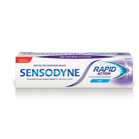 Sensodyne Rapid Action & Long Lasting Protection Mint Toothpaste 30gm