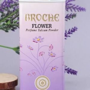 Broche Flower Talcum Powder 125gm