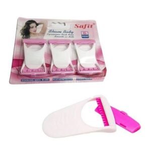 Safit Shave Body Razor - 6Pcs - White & Pink