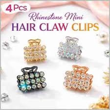 Stylish Fancy Hair Metal Catcher  - 1 Pc Small