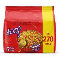 Shan Shoop Instant Noodle Chattpata Flavour 50gm 6 Packs