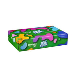Hankies Onetime Box Tissues – 80 Sheets, 2-Ply