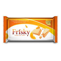 Inovative Frisky Orange Cream Wafers 68gm Rs .150