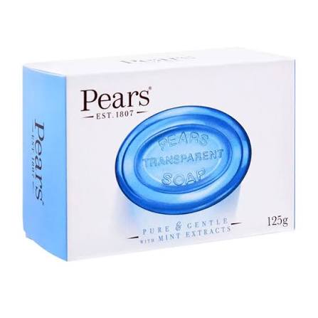 Pears Transparent Blue Soap With With Natural Oils 125gm