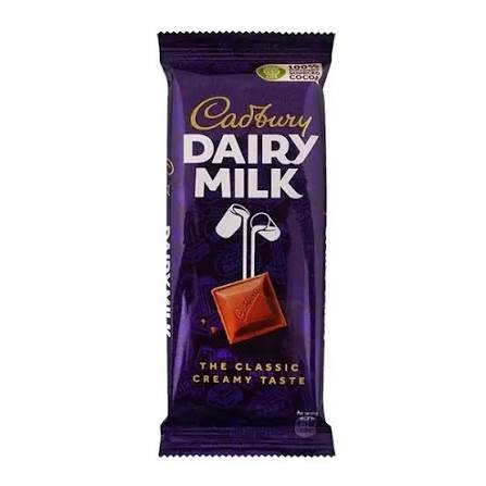 Cadbury Dairy Milk Chocolate, The Classic Creamy Taste 90gm Rs.450