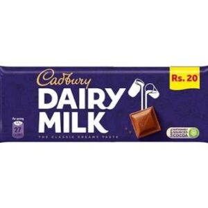 Cadbury Dairy Milk Chocolate, The Classic Creamy Taste Rs.20