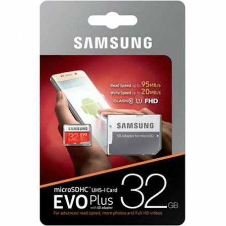 Samsung EVO Plus 32GB MicroSDHC Memory Card