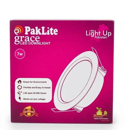 Pak Lite LED Downlight Light 7 Watt 3 Inch 1 Year Warranty