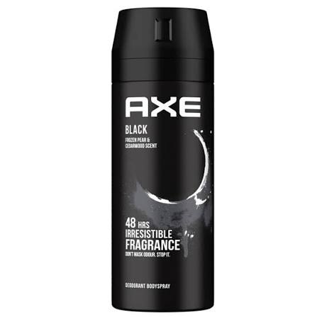 Axe Body Spray Black Frozen Pear & Cedar 48 H 150ml