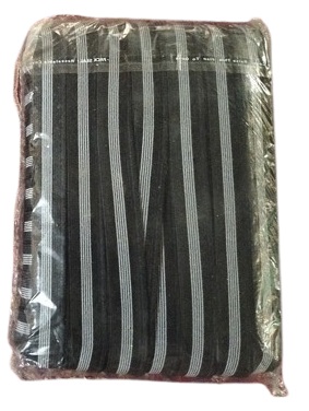 Shalwar Rubber Lastic 0.9 Inch Size, Black & White Color 4 Gaz (12 feet)