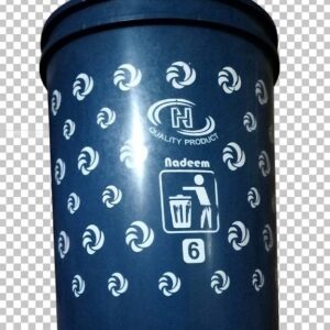 Plastic Medium 6 No Dust Bin Kitchen / Washroom11.5 inch Height 10.5 Inch Wide