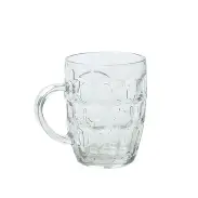 China Plastic Shesha Juice Mug - Glass Transparent Color