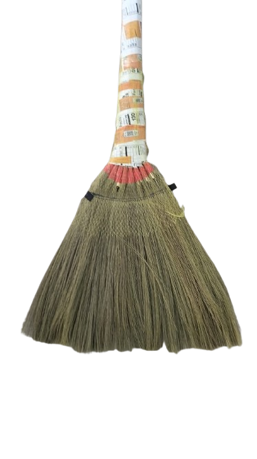 Phool Jharoo (Broom) 3.5 Feet Long Pipe with Cover Handle