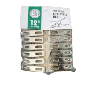 Stainless 12 Steel Strong Cloth Clips ,Chipti
