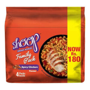 Shan Shoop Spicy Chicken Flavour Family Pack Instant Noodles 4 Pcs