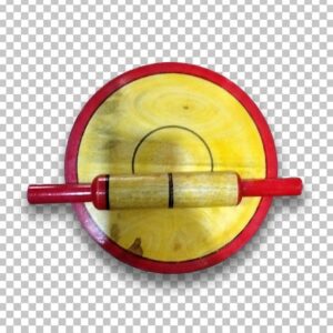 Wooden Chakla Belan , Wooden Rolling Pin and Board 11.5 Inch Rounds