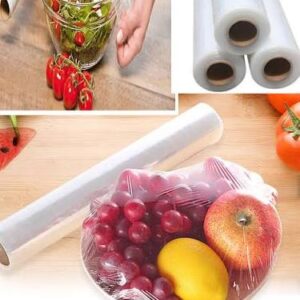 King Wrap Cling Film 1 feet long 150 g, Transparent Food Wraper