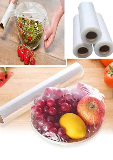 King Wrap Cling Film 1 feet long 150 g, Transparent Food Wraper