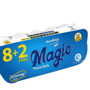 Hankies Toilet Roll Magic Economy Pack 10 Pieces