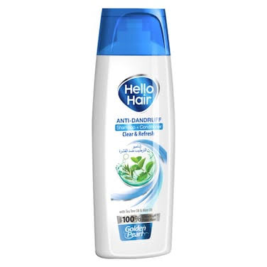 Golden Pearl Hello Hair Refreshing Menthol Anti-Dandruff Shampoo 360ml