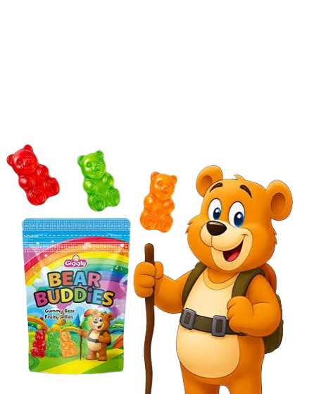 GIGGLY BEAR Buddies Gummy Bear Fruity Jellies Rs 100